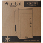 Renew. Fractal Design Core 1100, Black | Fractal Design | CORE 1100 | Black | Micro ATX | DAMAGED PACKAGING, DENTED BODY