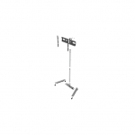 EDBAK | Floor stand | TR5E | Trolleys & Stands | 42-65 " | Maximum weight (capacity) 50 kg | Black TR5E