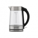 Gorenje Kettle | K17GDWII | 2200 W | Electric | 1.7 L | 360&deg; rotational base | Stainless steel/Glass | Stainless steel/Transparent