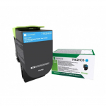 LEXMARK Toner cyan Rck f. CS/CX/417 /517 ca. 3.500 S.