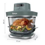AIR FRYER CRISPI PRO XL/ASH GRAY AS101EUGY NINJA