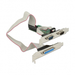 PCI Express x1 Karte zu 2 x Seriell RS-232 + 1 x Parallel
