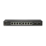 SonicWall Switch SWS12-8 - Switch - managed - 8 x 10/100/1000 + 2 x Gigabit SFP - Desktop