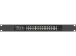 Lanberg Switch 24x 100MB POE+ /2x COMBO 250W RSFE-24P-2C-250