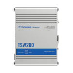 8+2P Teltonika TSW200 Industrial GSwitch 8x PoE+ (240W) 2x SFP