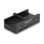 Externer USB 5 Gbps 4 Port Hub 2 x USB Typ-A und 2 x USB Type-C&trade; mit Feststellschraube
