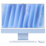 iMac Z1E5 59.62cm 23.5Zoll Standardglas M4 8C CPU/8C GPU/16C N.E. 16GB 256GB SSD Gbit Eth MM MaKey DE Blau