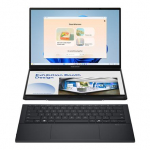 Asus | Zenbook Duo UX8406CA-PZ009W | Basalt Gray | 14 " | OLED | Touchscreen | 3K | 2880 x 1800 pixels | Glossy | Intel Core Ultra 9 | 285H | 32 GB | LPDDR5X | Solid-state drive capacity 2000 GB | Intel Graphics | Windows 11 Home | 802.11be | Bluetooth