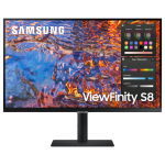 81,3cm/32'' (3840x2160) Samsung S32B800PXP ViewFinity S8 S32B800PXU 16:9 5ms IPS HDMI DisplayPort USB-C VESA Pivot 4K Black