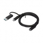 Lenovo 24 pin USB-C > 24 pin USB-C 1m Kabel Schwarz