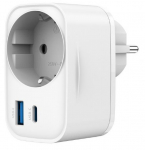 RGER USB UNIVERSAL 20W WHT/2P AC TA-ACPDQC20-01-W GEMBIRD