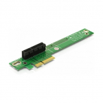 Riser Karte PCI Express x4 > x4 90&deg; links gewinkelt