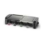 Severin RG 9645 Raclettegrill mit Naturgrillstein