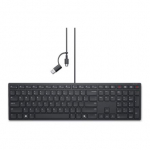 Dell | Collaboration Keyboard | KB525C | Keyboard | Wired | Ukrainian (QWERTY) | Black