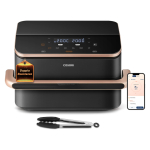 Heiluftfritteuse Dual Blaze Twinfry CAF-TF101S-AEUR (schwarz, 2.800 Watt, Korb 10 Liter / 2x 5 Liter)