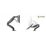 ICY BOX IB-MS303-T Monitor stand with desk mounted base for a screen size up to 27" | Raidsonic IB-MS303-T