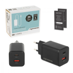 Movano GaN 45W USB-C PD + USB-A Charger (Black)