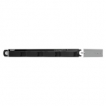 QNAP 1U Short Depth Rackmount 2.5GbE NAS | TS-464eU-8G | Intel Celeron | N5095 | 8 GB | DDR4