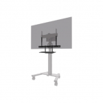 Neomounts Floor stand | AV40-500BL Keyboard Shelf Kit | Height adjustment | 43-110 " | Maximum weight (capacity) 2.5 kg | Black AV40-500BL