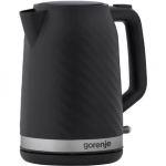 Gorenje | Kettle | K17SPB | Electric | 2200 W | 1.7 L | 360&deg; rotational base | Plastic | Black