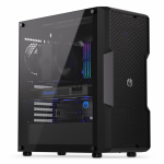 Endorfy Regnum 400 Air - PC case - ATX - windowed side panel (tempered glass) - 4x120mm PWM fans - GPU 370mm CPU 162mm - 2xUSB 3.0 / 2xAudio