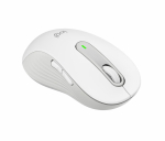 Logitech Signature M650 L LEFT - Mouse - large size - left-handed - optical - 5 buttons - wireless - 2.4 GHz, Bluetooth - Logitech Logi Bolt USB receiver - off-white
