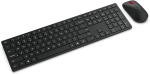 Lenovo Multi-Mode Pro Combo 6000 - Keyboard and mouse set - wireless - 2.4 GHz, Bluetooth 5.3 - QWERTY - Estonian - eclipse black