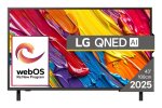 LG 43QNED84A3C TV 109.2 cm (43") 4K Ultra HD Smart TV Wi-Fi Black