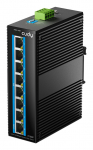 Cudy 8-Port 10/100M Industrial PoE Switch Unmanaged Fast Ethernet (10/100) Power over Ethernet (PoE) Black