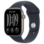 Apple Watch S12 Aluminium 46mm Space Grau (Sportarmband navyblau) S/M