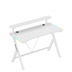 Huzaro Hero 1.9 RGB White Gaming Desk