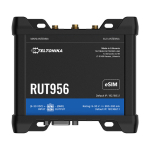 Teltonika &middot; Router &middot; RUT956 &middot; LTE Modem Router/WLAN &middot; eSIM