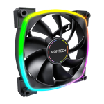 Montech AX140 PWM 140x140x25 (schwarz, 140 mm)