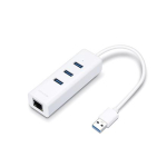 TP-LINK | USB 3.0 3-Port Hub & Gigabit Ethernet Adapter 2 in 1 USB Adapter | UE330 UE330