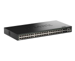 D-Link Smart Managed Switch DGS-1530-52/E 48 Ports GE + 4 Ports 10G SFP+
