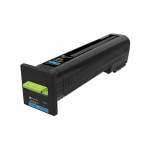 LEXMARK 72K2XCE CS82x Toner cyan