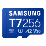 CARD SAMSUNG T7 microSD Speicherkarte 256GB fr Smartphones Tablets und Handheld-Konsolen bis zu 170MB/s Lesen MB-MB256T/WW