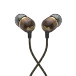 Marley Wired Earbuds | Smile Jamaica | Built-in microphone | USB Type-C | Brass