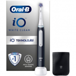 Oral-B Electric Toothbrush | iO White Clean | Rechargeable | For adults | Number of brush heads included 1 | Number of teeth brushing modes 2 | Black/White