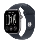 Apple Watch Series 12 GPS+Cellular 46mm Space Grey Aluminium Case with Navy Blue Sport Band - M/L