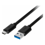 USB 3.0 > USB-C (ST-ST) 3m Adapterkabel Schwarz