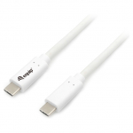 Equip Kabel USB-C3.2->C Gen1 PD60W St/St 0.50m wei&szlig;