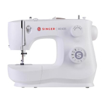 Singer | Sewing Machine | M2405 | Number of stitches 11 | Number of buttonholes 1 | White