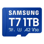 CARD SAMSUNG T7 microSD Speicherkarte 1TB fr Smartphones Tablets und Handheld-Konsolen bis zu 170MB/s Lesen MB-MB1T0T/WW