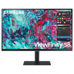 68,6cm/27'' (3840x2160) Samsung ViewFinity S8 S27B800TGU 16:9 5ms IPS HDMI 2xThunderbolt4 VESA Pivot 4K Black