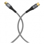 EFB USB-C Kabel 100W PD 3.0 5A E-Marker Chip 0,5m grau