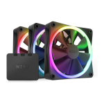 120mm NZXT F-Serie F120 RGB L&uuml;fter Triple Black RF-R12TF-B1