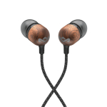 Marley Wired Earbuds | Smile Jamaica | Built-in microphone | USB Type-C | Signature Black