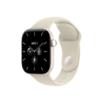 Apple Watch Series 12 GPS + Cellular 42mm Pearl White Ceramic Case with Sand Sport Band - S/M | Apple
