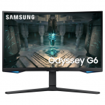 68,6cm/27'' (2560x1440) Samsung Odyssey G6 S27BG650EU 16:9 1ms 2xHDMI DisplayPort VESA Pivot Speaker QHD 240Hz Curved Gaming Black
